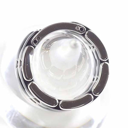 CHANEL Ring J2641 K18 White Gold, Ceramic White gold Ultra Collection Ring Large Model Women 54