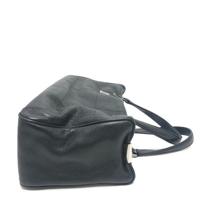 CHANEL Boston Duffel bag Soft caviar skin black Chocolate bar