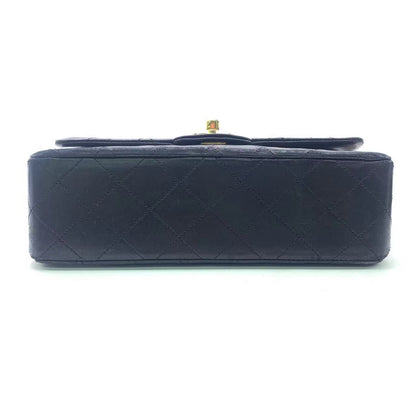 Chanel Classic Flap Small Black Lambskin Leather with 24k Gold Hardware
