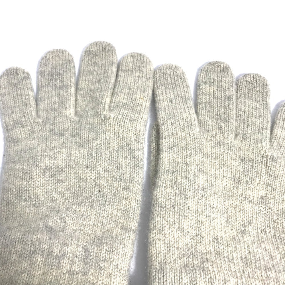 CHANEL gloves cashmere Beige type CC COCO Mark Women