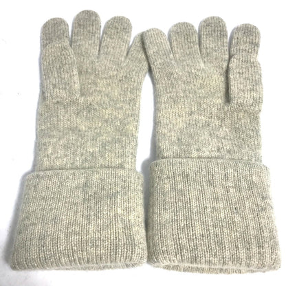 CHANEL gloves cashmere Beige type CC COCO Mark Women
