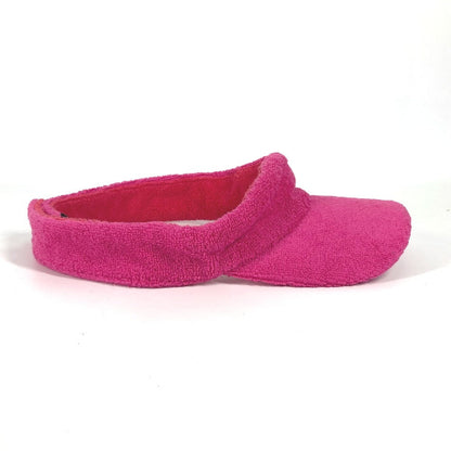 CHANEL Sun visor cotton pink 20C logo