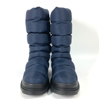 CHANEL boots G33075 Nylon Navy quilting CC COCO Mark Women 37