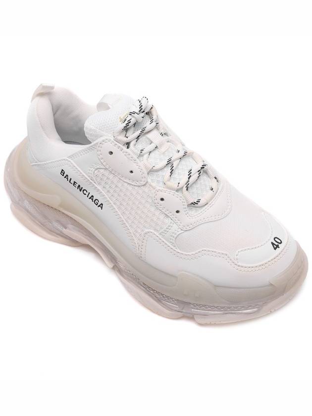 Luxury Balenciaga Trending 2025 Triple S Clear Sole Low Top Sneakers White