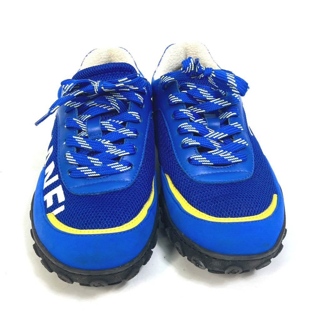 CHANEL sneakers G34086Ã¯Â¿Â½@ Nylon/Leather, Nylon blue CC COCO Mark Women 35
