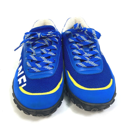 CHANEL sneakers G34086Ã¯Â¿Â½@ Nylon/Leather, Nylon blue CC COCO Mark Women 35