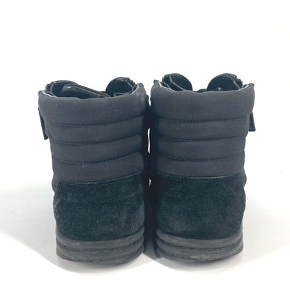 CHANEL sneakers G30617 Canvas, Suede black shoes shoes zipper CC COCO Mark Quilting Women 39