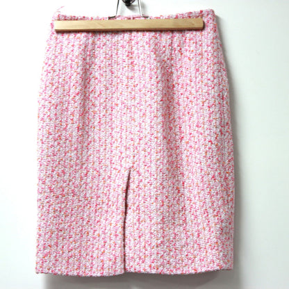 CHANEL skirt tweed pink Apparel knee length 16S Women 34