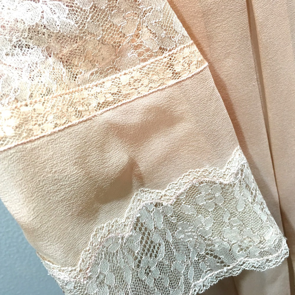 CHANEL dress P56537 silk pink Race switch 17S Women 34