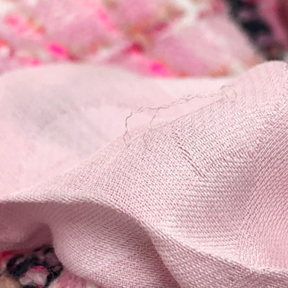 CHANEL Jacket P77302 tweed pink 24S COCO Mark button Women 34
