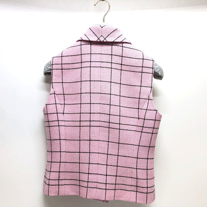CHANEL Vest P77266 tweed pink 24S tweed Women 34