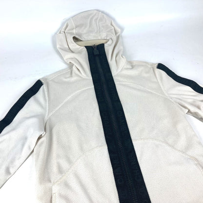 CHANEL Hoodie P23616 polyamide white 04P Sports CC COCO Mark Women 38