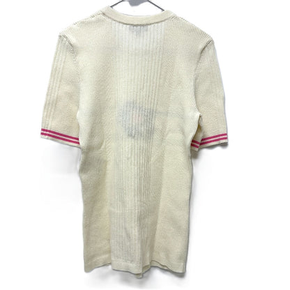 CHANEL Short sleeve T-shirt P78698 cotton white Cruise 2024/25 Collection Fish Design Women 34