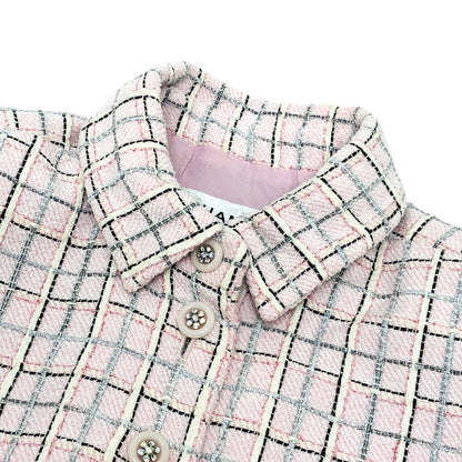 CHANEL Jacket P78912V tweed pink 34