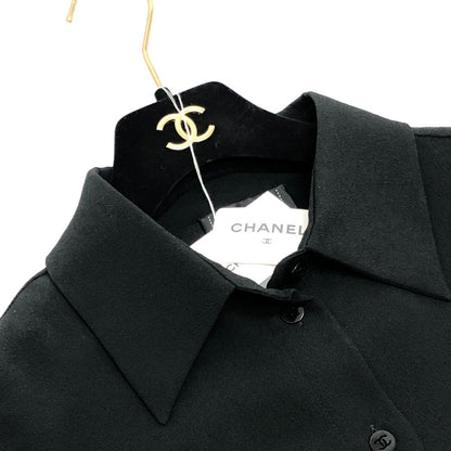 CHANEL blouse P80340 cashmere black Fall/Winter 2025/26 Pre-Collection 34