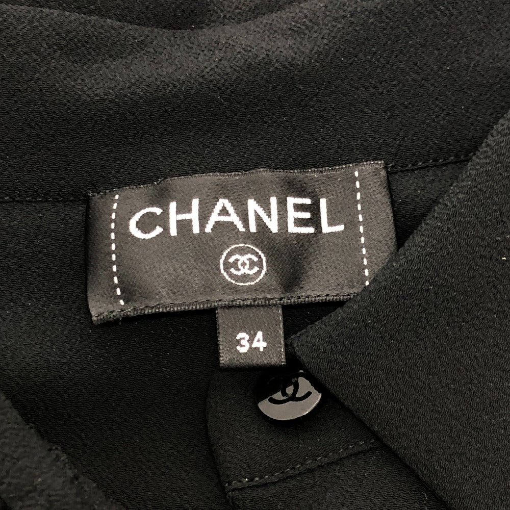 CHANEL blouse P80340 cashmere black Fall/Winter 2025/26 Pre-Collection 34