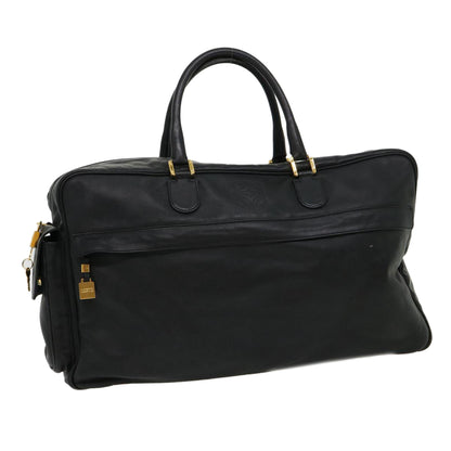 Luxury CELINE Boston Bag Leather Black  30966