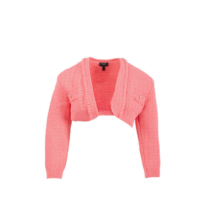 Chanel Size 34 22S Cardigan Cotton/Polyamide Pink