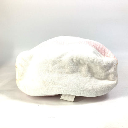 CHANEL Shoulder Bag cotton pink beach bag shoulder CC COCO Mark Border Pile