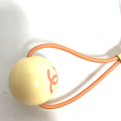 CHANEL Hair rubber plastic pink 02P heart Women