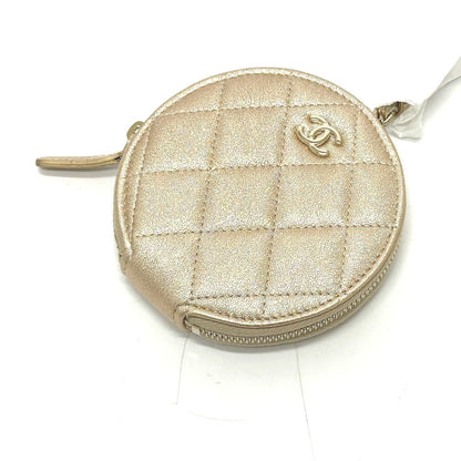 CHANEL Bag charm lambskin gold CHANEL 2024 Matrasse COCO Mark