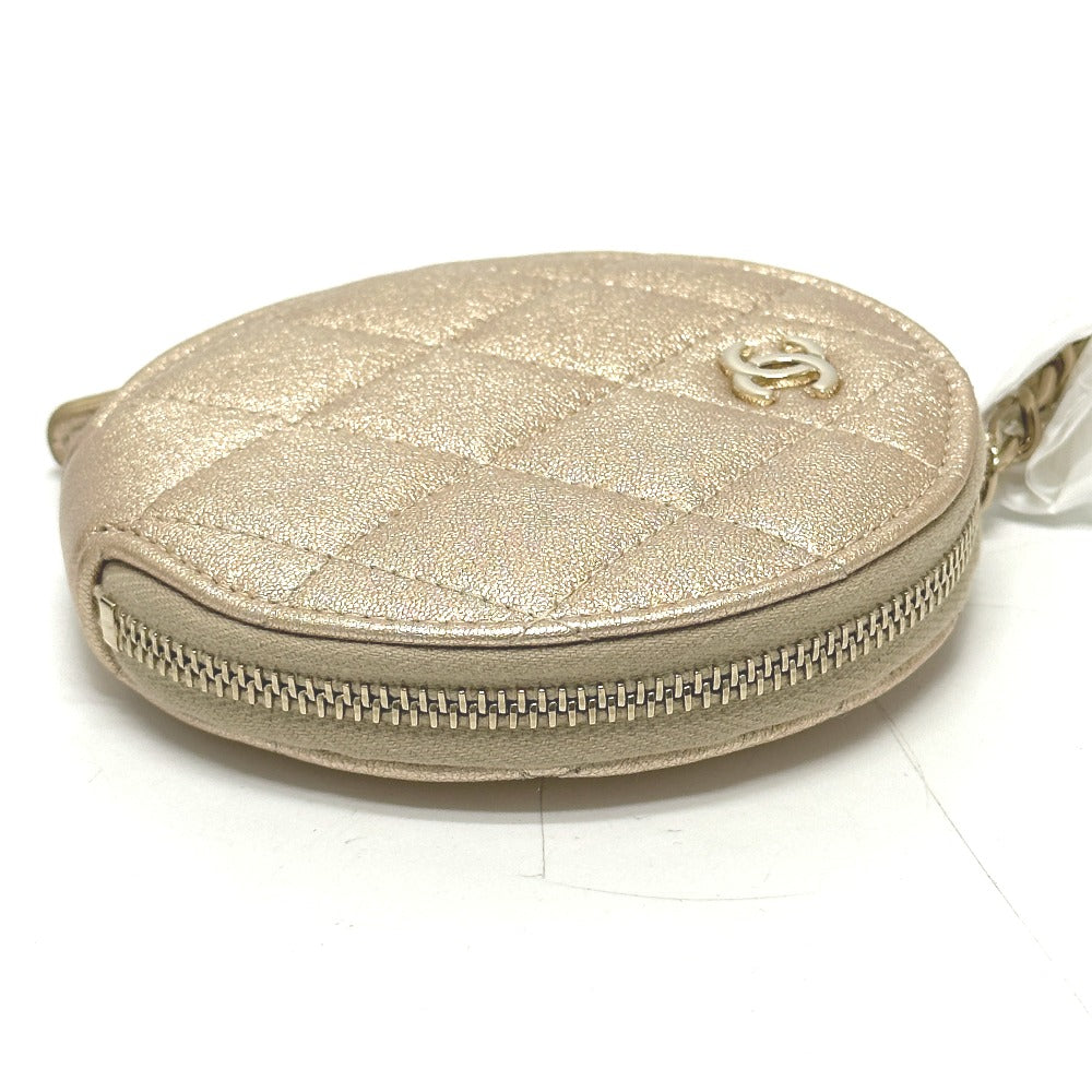 CHANEL Bag charm lambskin gold CHANEL 2024 Matrasse COCO Mark
