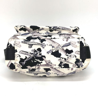 CHANEL Shoulder Bag canvas black Airline Women