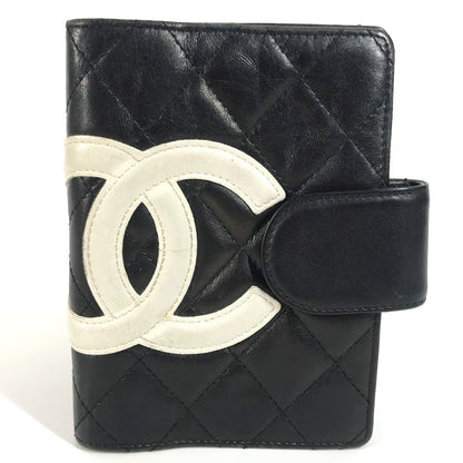 CHANEL Notebook cover A26727 leather black Cambon line CC COCO Mark logo Women
