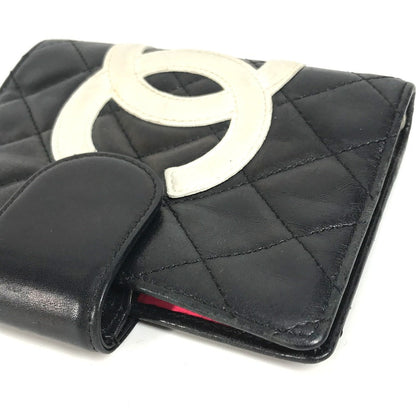 CHANEL Notebook cover A26727 leather black Cambon line CC COCO Mark logo Women