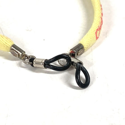 CHANEL strap canvas yellow Eyewear Sunglasses Glasses 00T glass cord glasses strap
