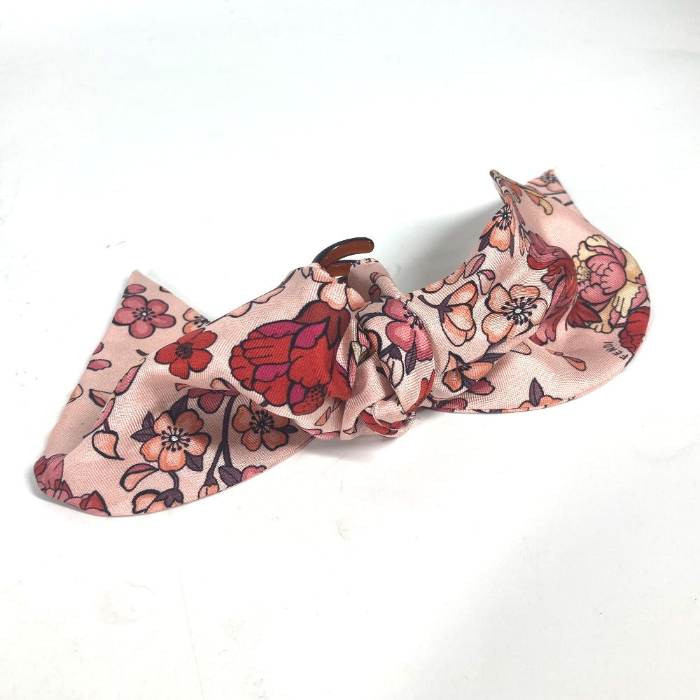FENDI Valletta silk pink Ribbon Hair Clip Women