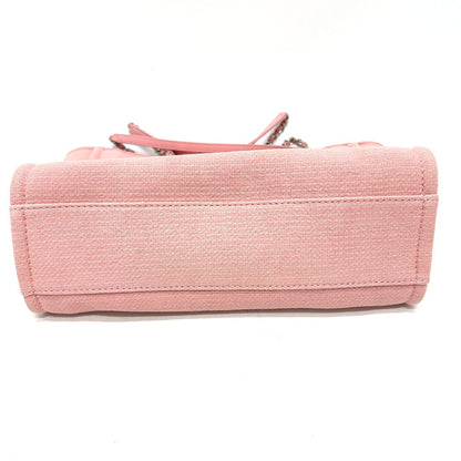 CHANEL Tote Bag AS3257 canvas pink Deauville
