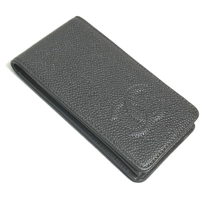 CHANEL iPhone case Caviar skin gray CC COCO Mark iphone4 / 4S compatible Women