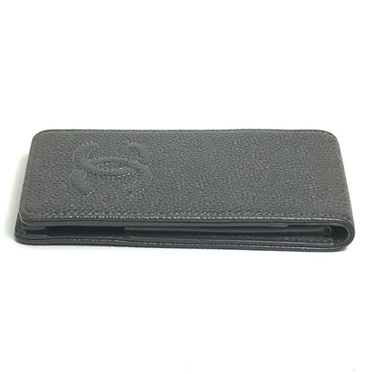 CHANEL iPhone case Caviar skin gray CC COCO Mark iphone4 / 4S compatible Women