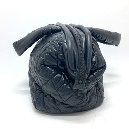 CHANEL Boston Duffel bag A47205 Nylon black Matrasse Cococoon