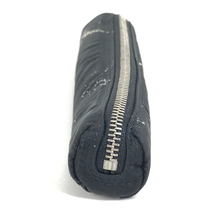CHANEL pencil case Nylon black Old travel line Women