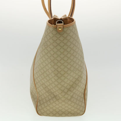 Luxury CELINE Macadam Canvas Tote Bag PVC Leather Beige  31532