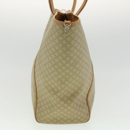 Luxury CELINE Macadam Canvas Tote Bag PVC Leather Beige  31532
