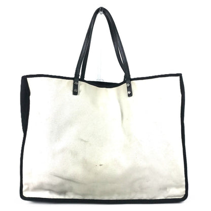 CHANEL Shoulder Bag A92885 canvas white logo Lady First with Whistle Women