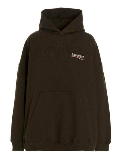 Luxury Balenciaga Trending 2025 Political Campaign Oversized Fit Hoodie Green