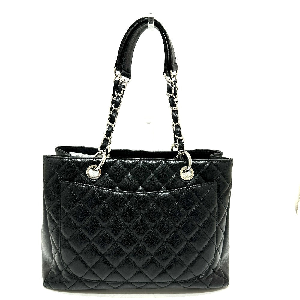 CHANEL Tote Bag A50995 Caviar skin black CC COCO Mark Matelasse GST
