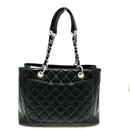 CHANEL Tote Bag A50995 Caviar skin black CC COCO Mark Matelasse GST
