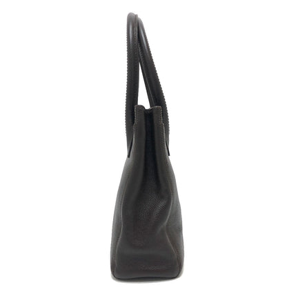 CHANEL Tote Bag leather Brown Handbag Executive 2.55