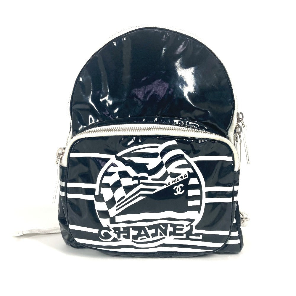 CHANEL Backpack PVC black LA PAUSA Women