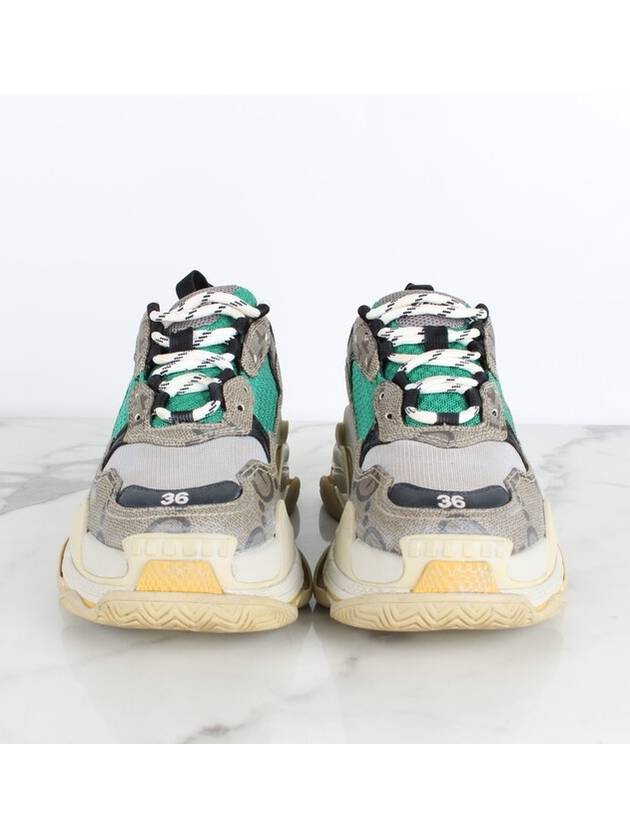 Gucci Luxury Balenciaga Trending 2025 Triple S Hacker Sneakers 36 230
