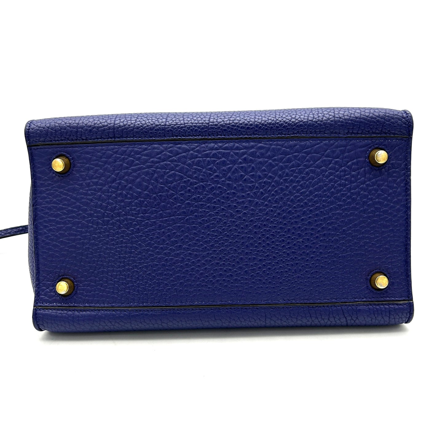 CÃ©line Borsa a mano in pelle con anello piccolo Luxury CELINE blu LA31565