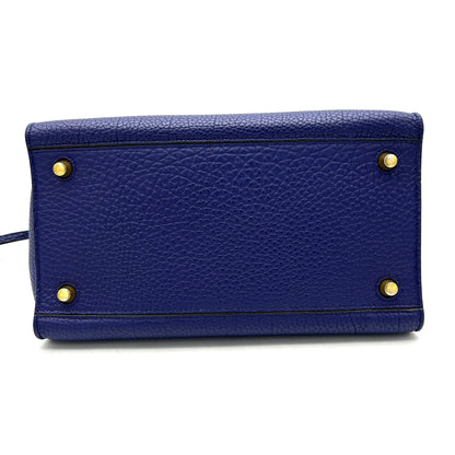 CÃ©line Borsa a mano in pelle con anello piccolo Luxury CELINE blu LA31565
