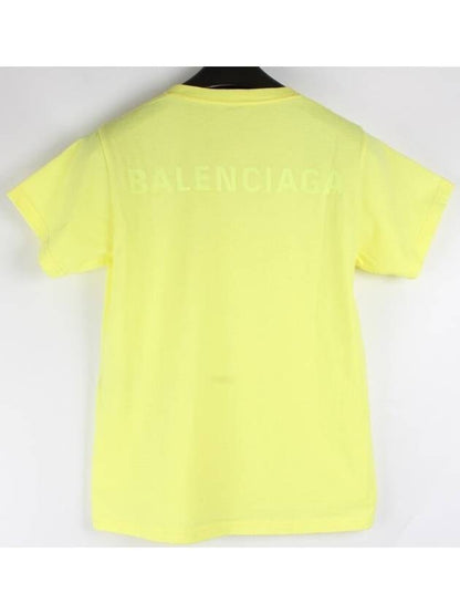Luxury Balenciaga Trending 2025 Back logo neon short sleeve t shirt M