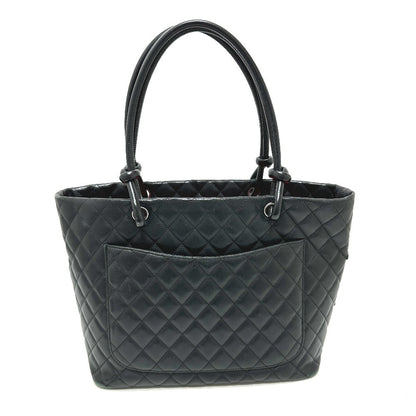 CHANEL Tote Bag A25169 Lambskin, Patent Leather black Matrasse Cambon Line