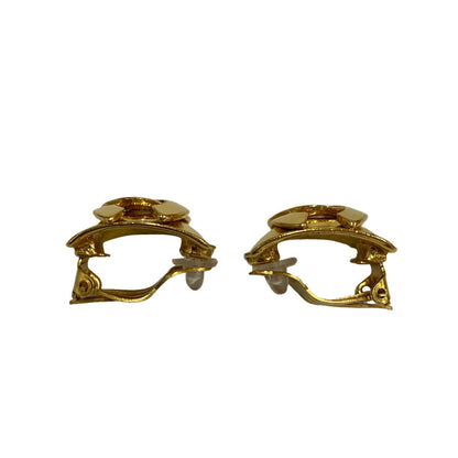CHANEL Earring Gold Plated gold Women